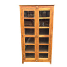 Wood And Glass Cabinet - Berbere Imports