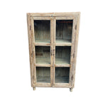 Wood And Glass Cabinet - Berbere Imports