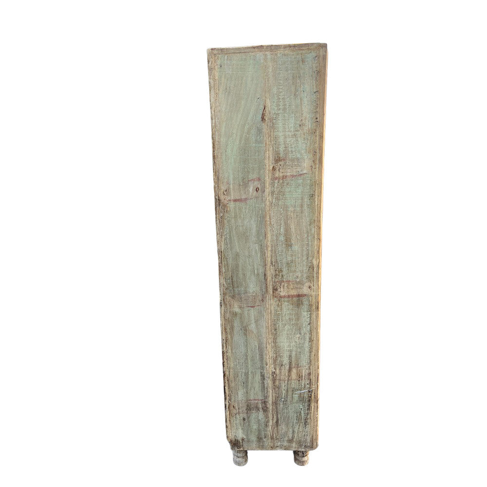 Wood And Glass Cabinet - Berbere Imports