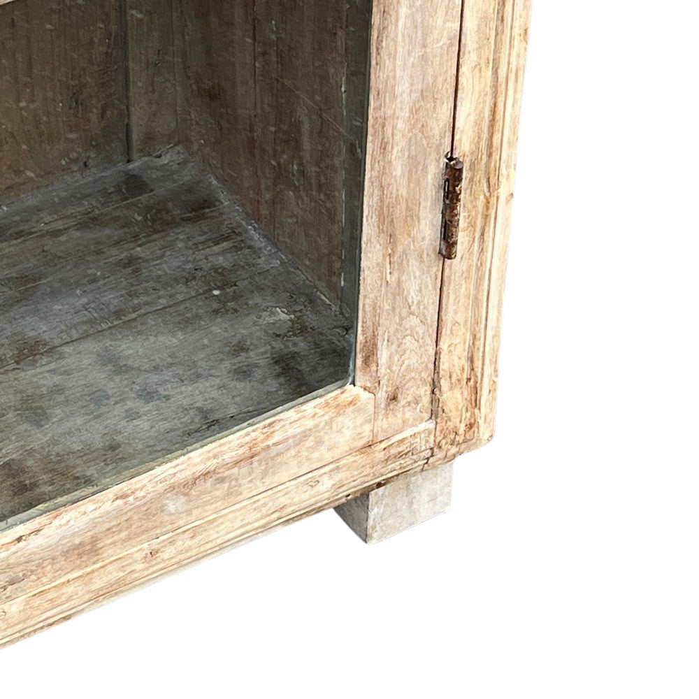 Wood And Glass Cabinet - Berbere Imports