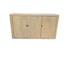 Chinese Elmwood 3-Door Cabinet - Berbere Imports