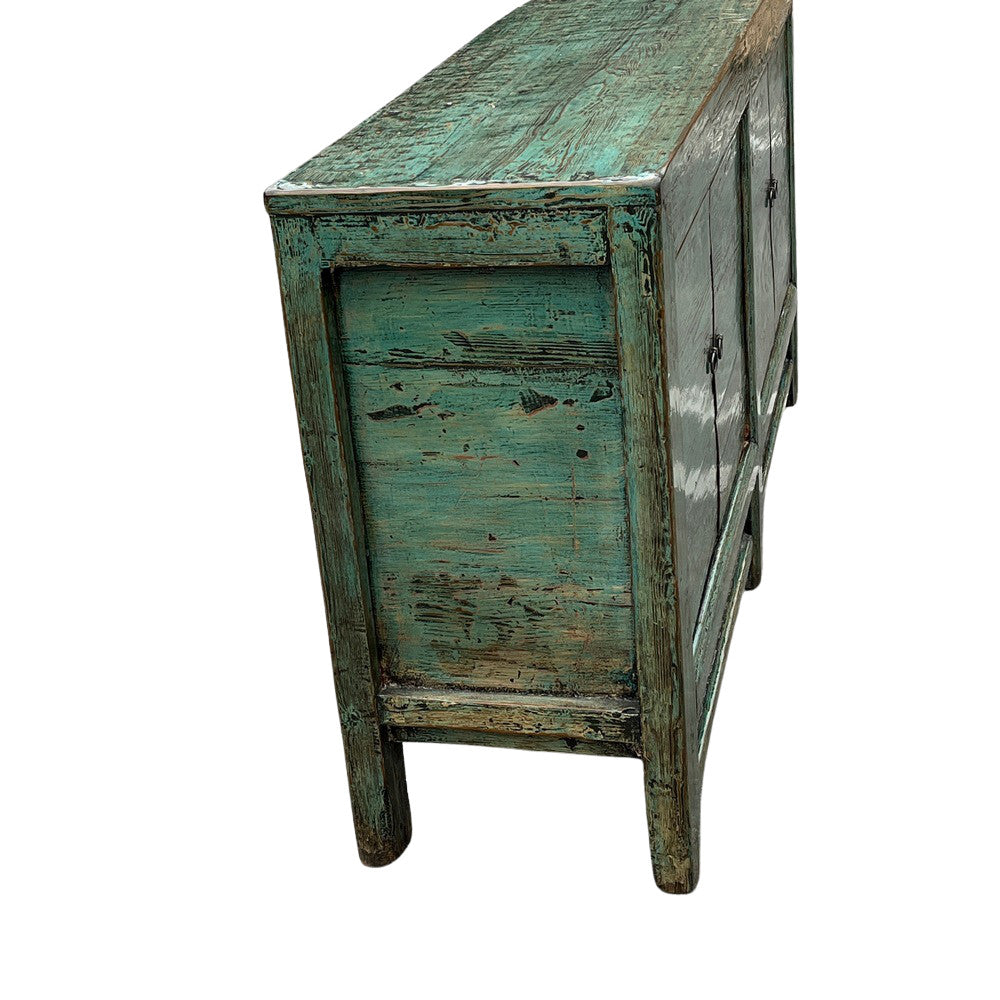 Chinese Distressed Lacquered Cabinet - Berbere Imports