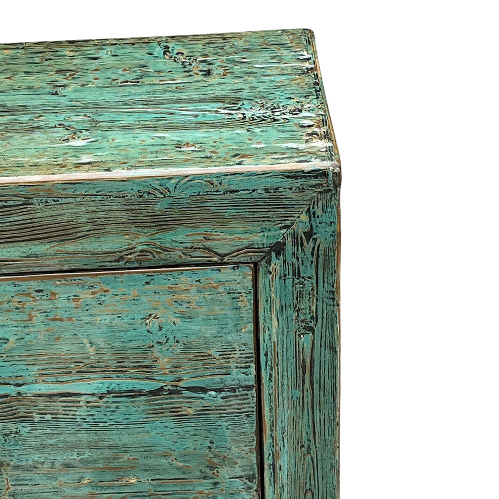 Chinese Distressed Lacquered Cabinet - Berbere Imports