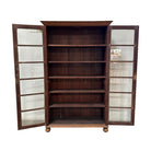 Vintage Indian Cabinet With Glass Doors - Berbere Imports