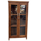 Vintage Indian Cabinet With Glass Doors - Berbere Imports