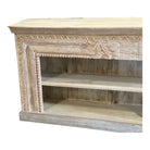 Vintage Indian Carved Wooden Bookshelf - Berbere Imports