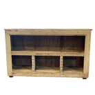 Wooden Cabinet With Shelving - Berbere Imports