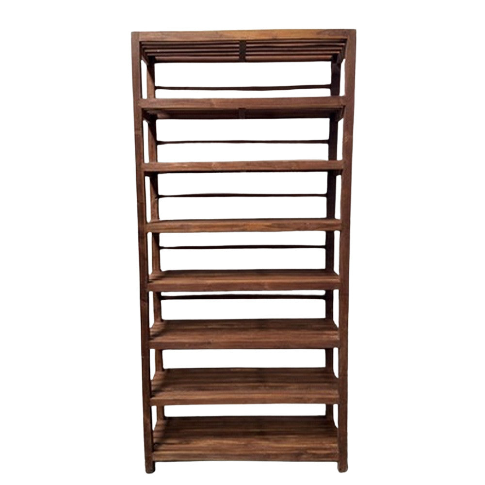 Vintage Indian Wooden Bookshelf - Berbere Imports