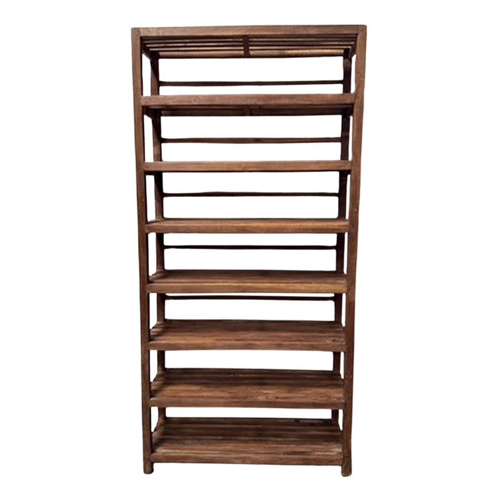 Vintage Indian Wooden Bookshelf - Berbere Imports