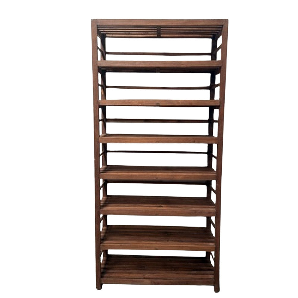 Vintage Indian Wooden Bookshelf - Berbere Imports