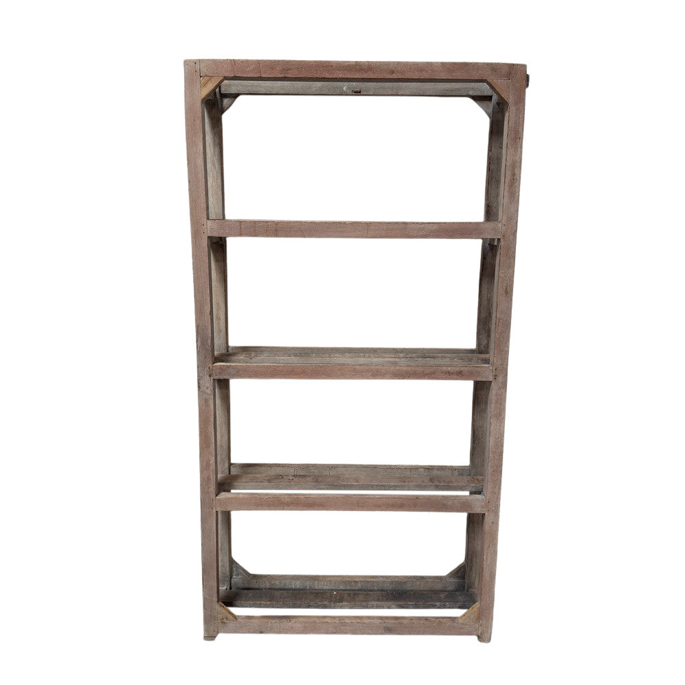 Indian Wooden Bookshelf - Berbere Imports