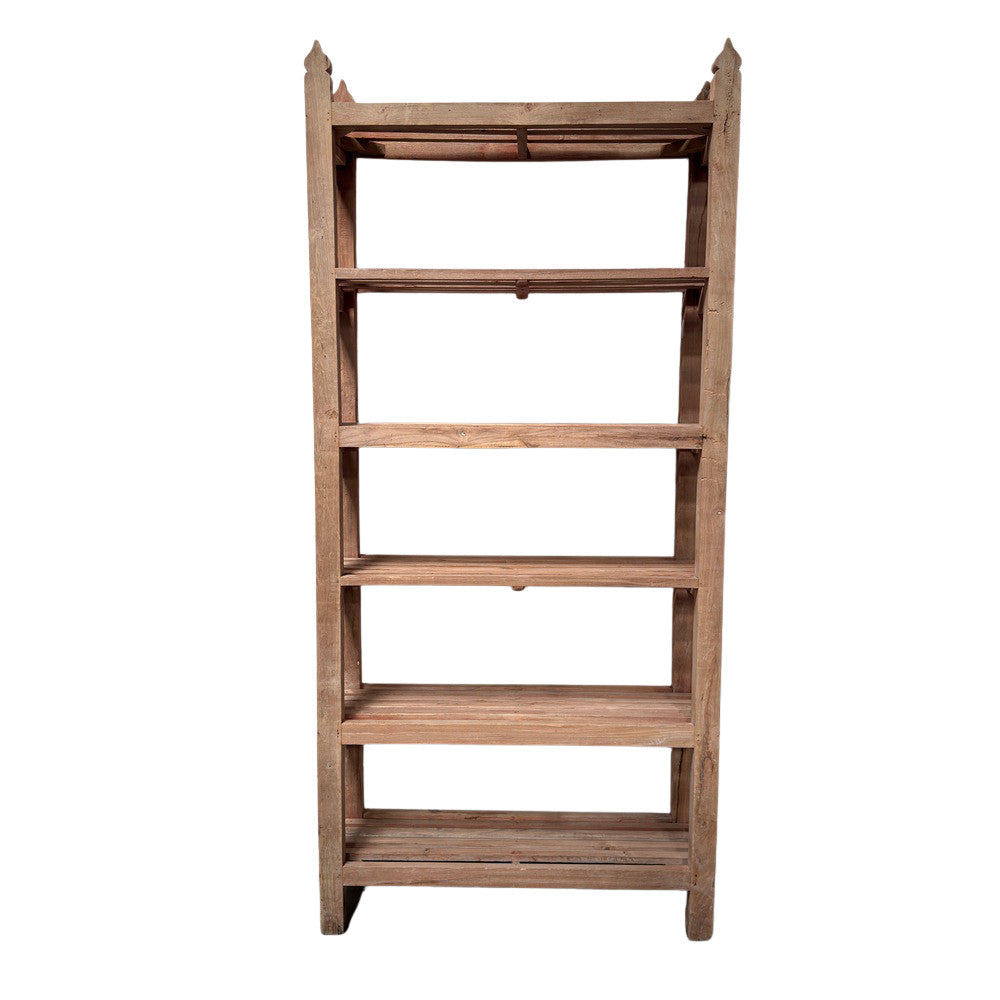 Vintage Indian Wooden Bookshelf - Berbere Imports