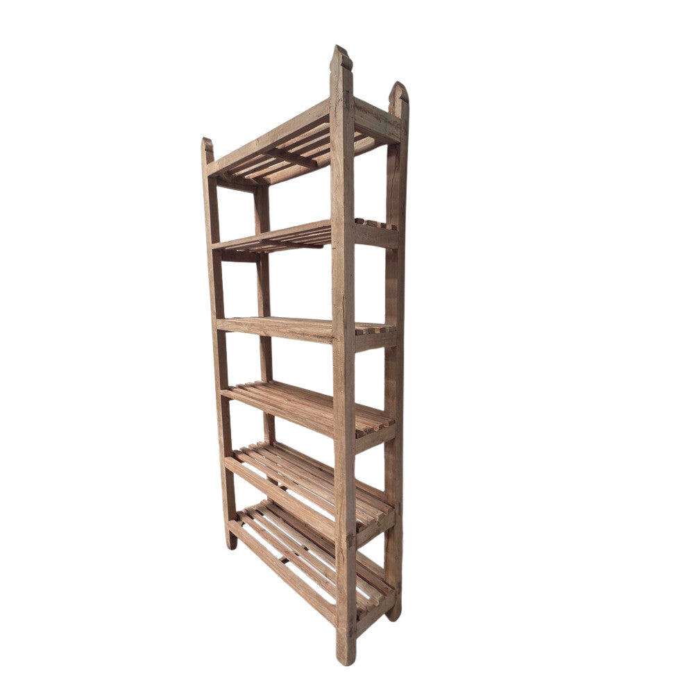 Vintage Indoan Wooden Bookshelf - Berbere Imports