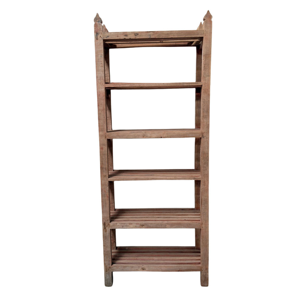 Vintage Indoan Wooden Bookshelf - Berbere Imports