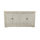 White Four Door Cabinet - Berbere Imports