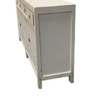 White 4-Door Wooden Cabinet - Berbere Imports