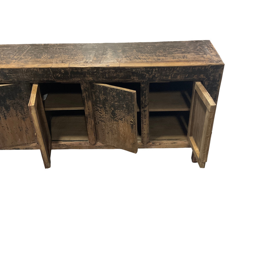 Old 5-Door Wooden Sideboard - Berbere Imports