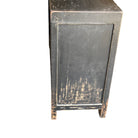 2-Door Wooden Cabinet With Metal Detail - Berbere Imports