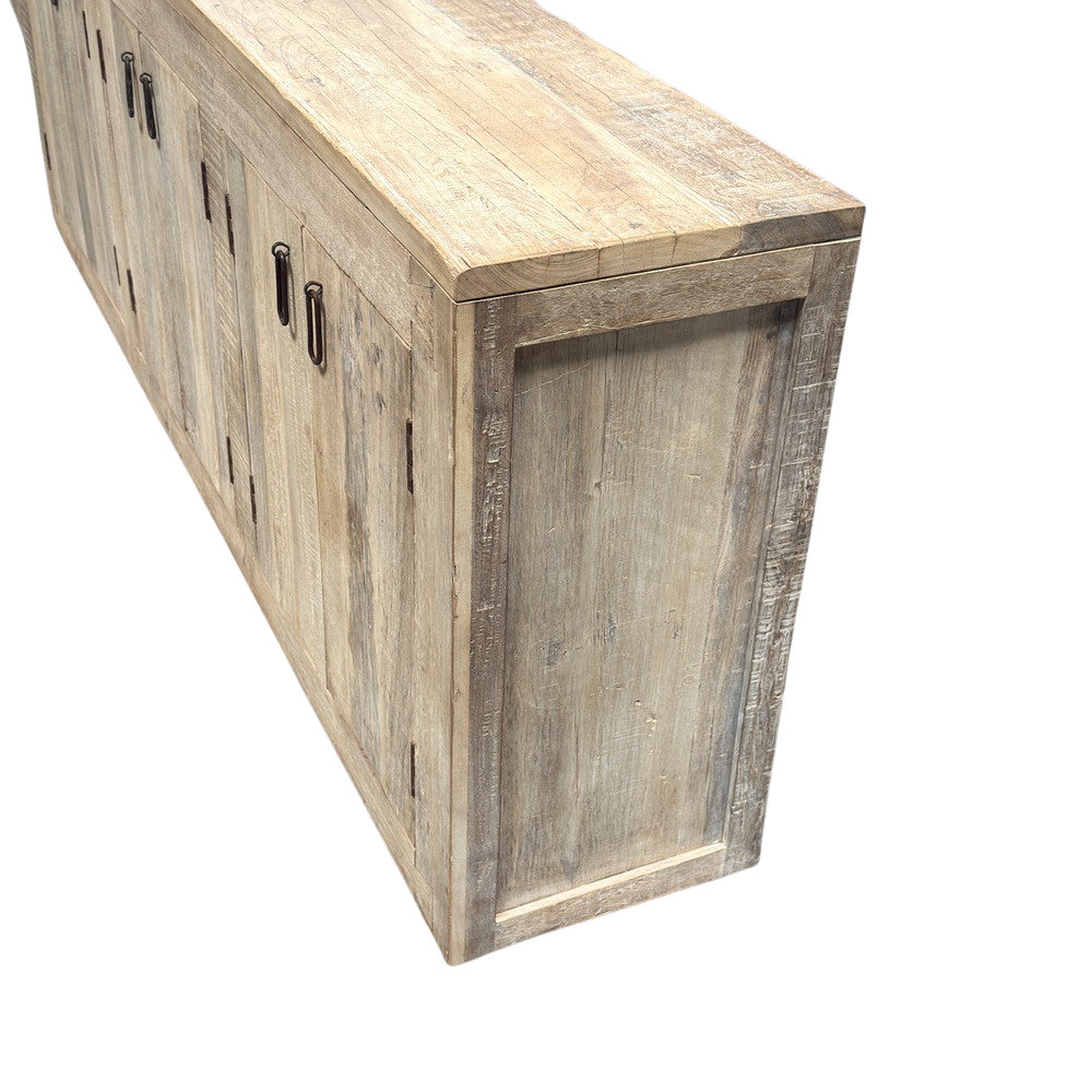 Vintage Indian 6-Door Wooden Sideboard - Berbere Imports