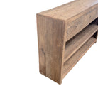 Indian 3-Drawer Wooden Sideboard With Shelves - Berbere Imports