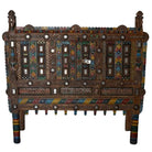 Carved Vintage Indian Dowry Chest - Berbere Imports