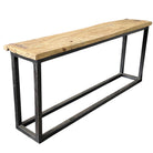 Vintage Wood And Iron Console - Berbere Imports