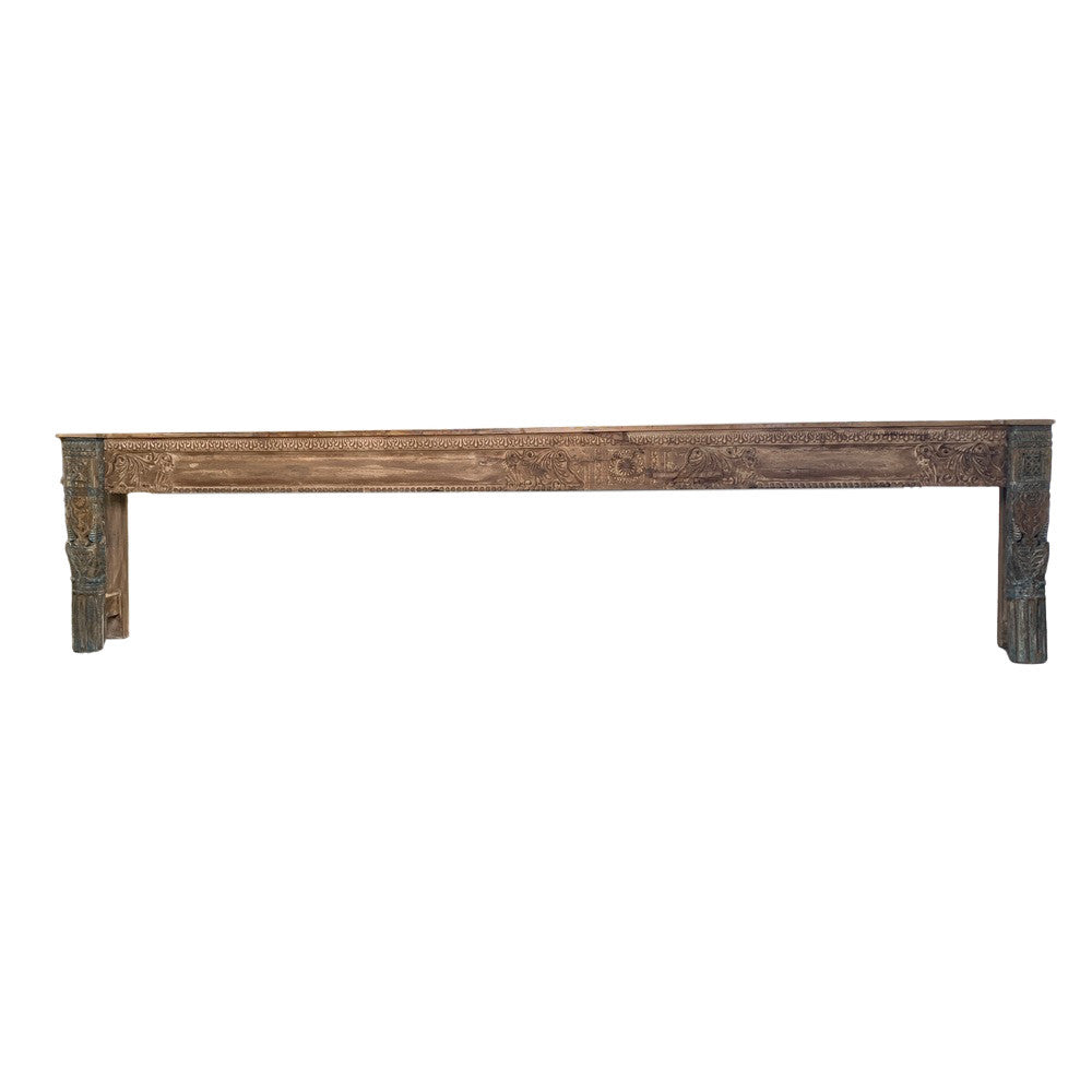 Vintage Carved Console Table - Berbere Imports