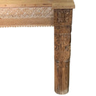 Vintage Carved Console Table - Berbere Imports