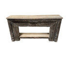 Vintage Indian Carved Wooden Console - Berbere Imports