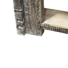 Vintage Indian Carved Wooden Console - Berbere Imports