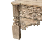 Vintage Indian Carved Wooden Console - Berbere Imports