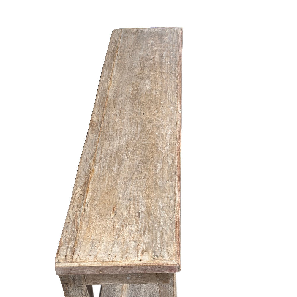 Vintage Indian Carved Wooden Console - Berbere Imports