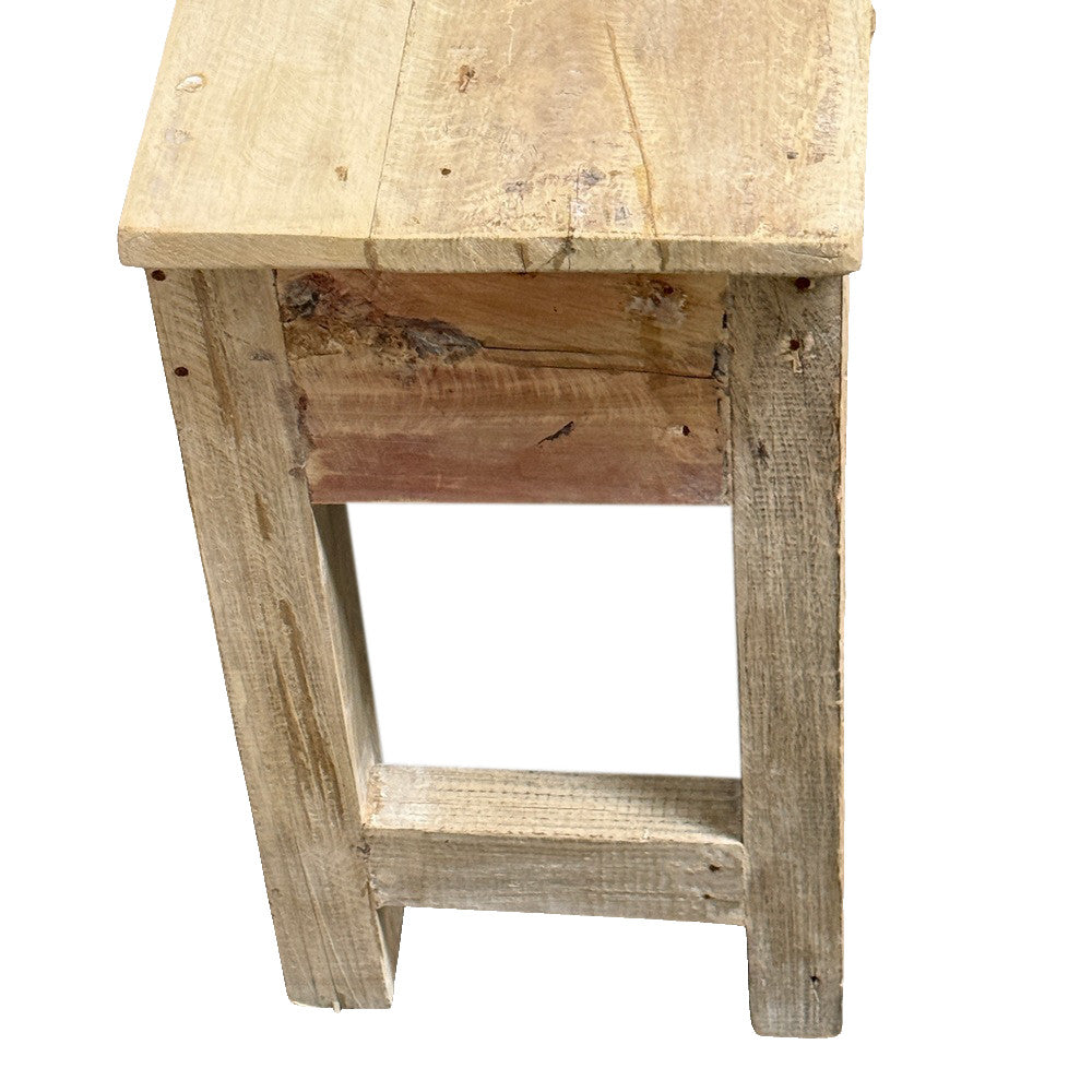 Vintage Indian Carved Wooden Console - Berbere Imports