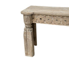 Vintage Indian Carved Wooden Console - Berbere Imports