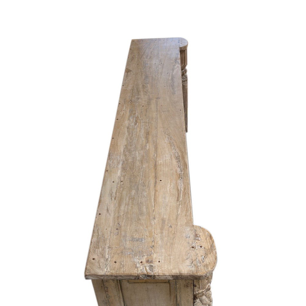 Vintage Indian Carved Wooden Console - Berbere Imports