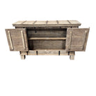 Vintage Indian Pitara Box With Doors - Berbere Imports