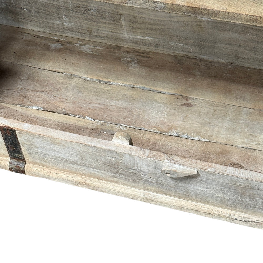 Vintage Indian Pitara Box With Doors - Berbere Imports