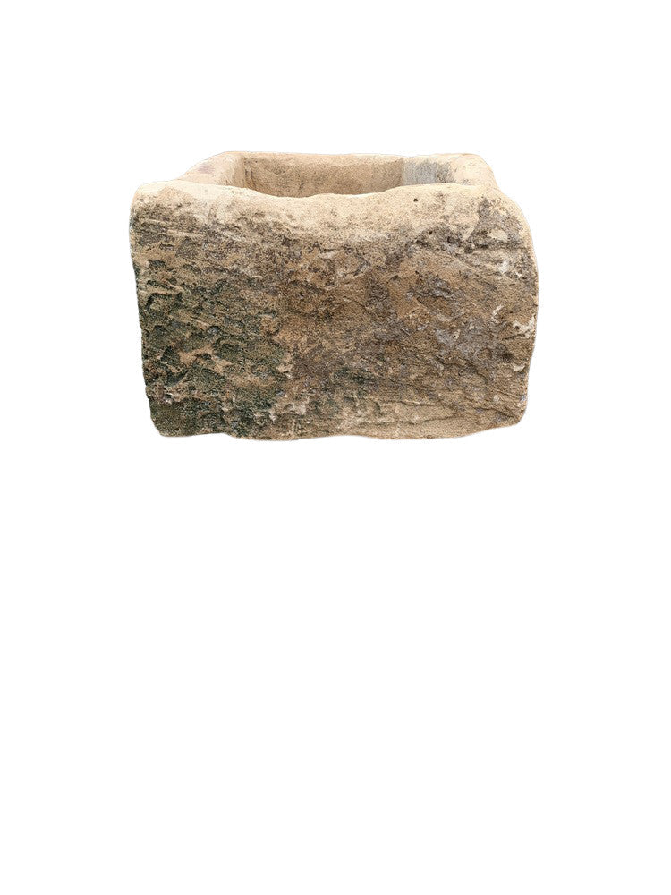 Antique Limestone Planter - Berbere Imports