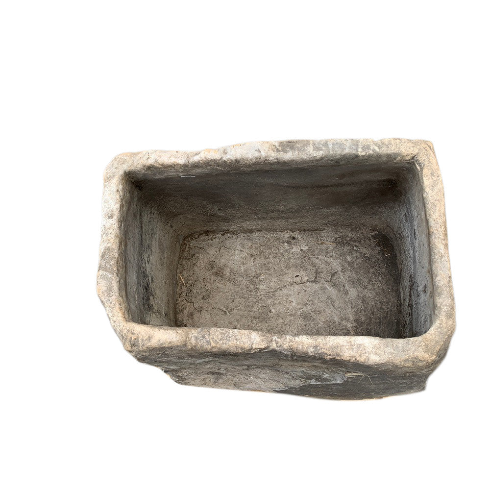 Antique Limestone Planter - Berbere Imports