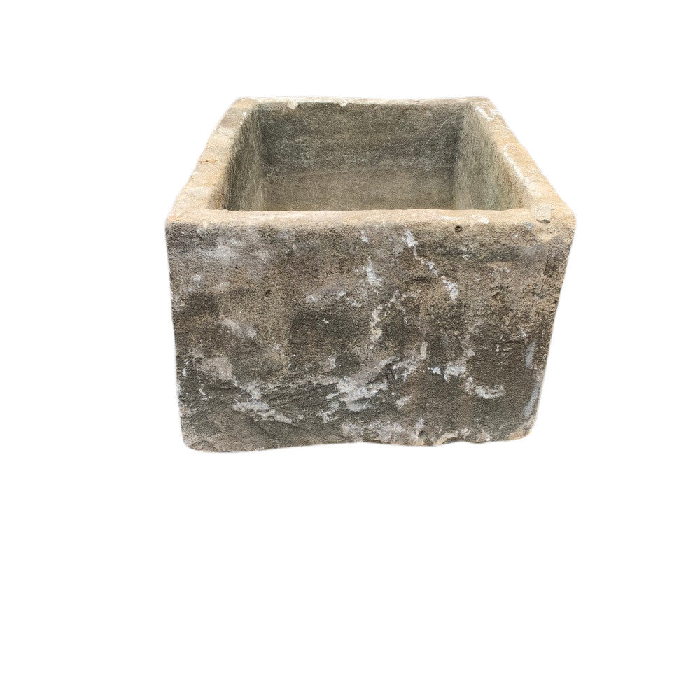 Antique Limestone Planter - Berbere Imports