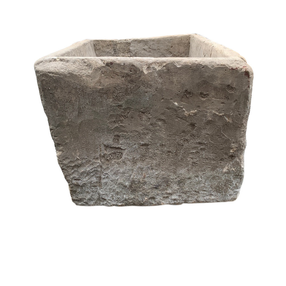 Antique Limestone Planter - Berbere Imports