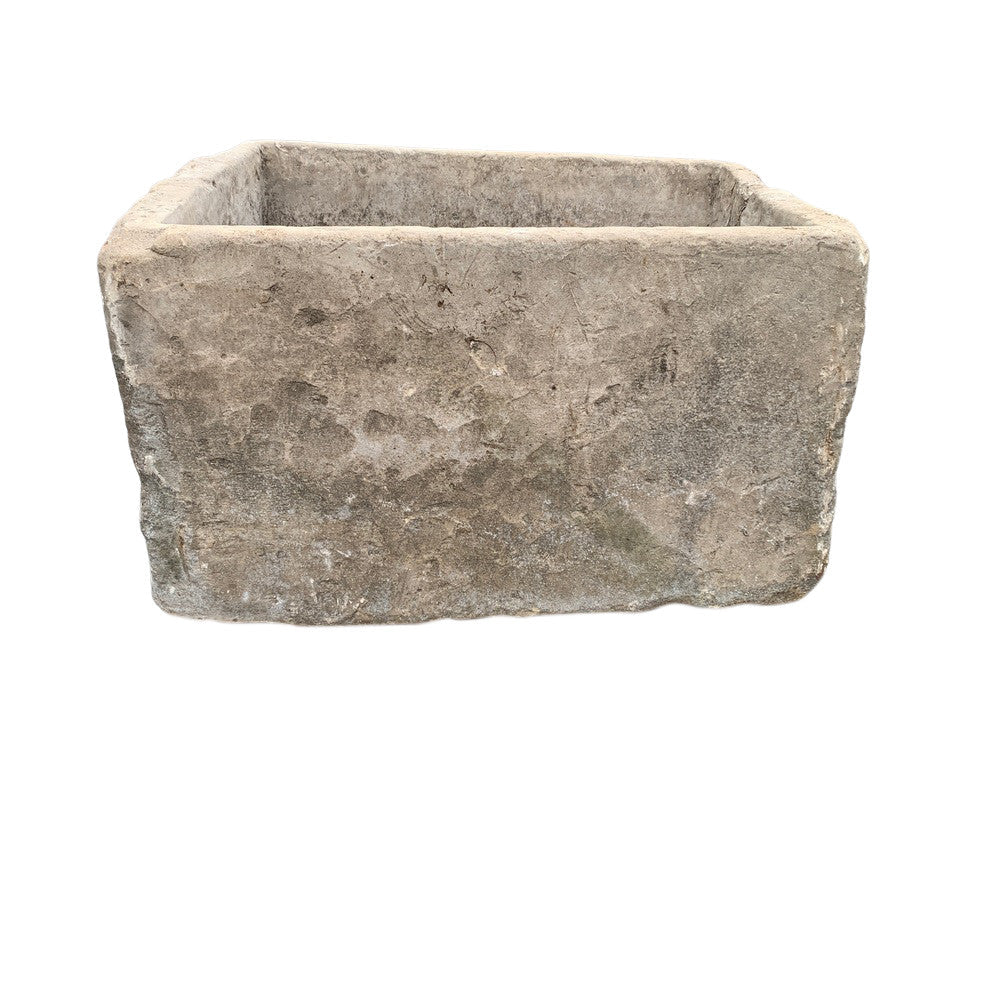 Antique Limestone Planter - Berbere Imports