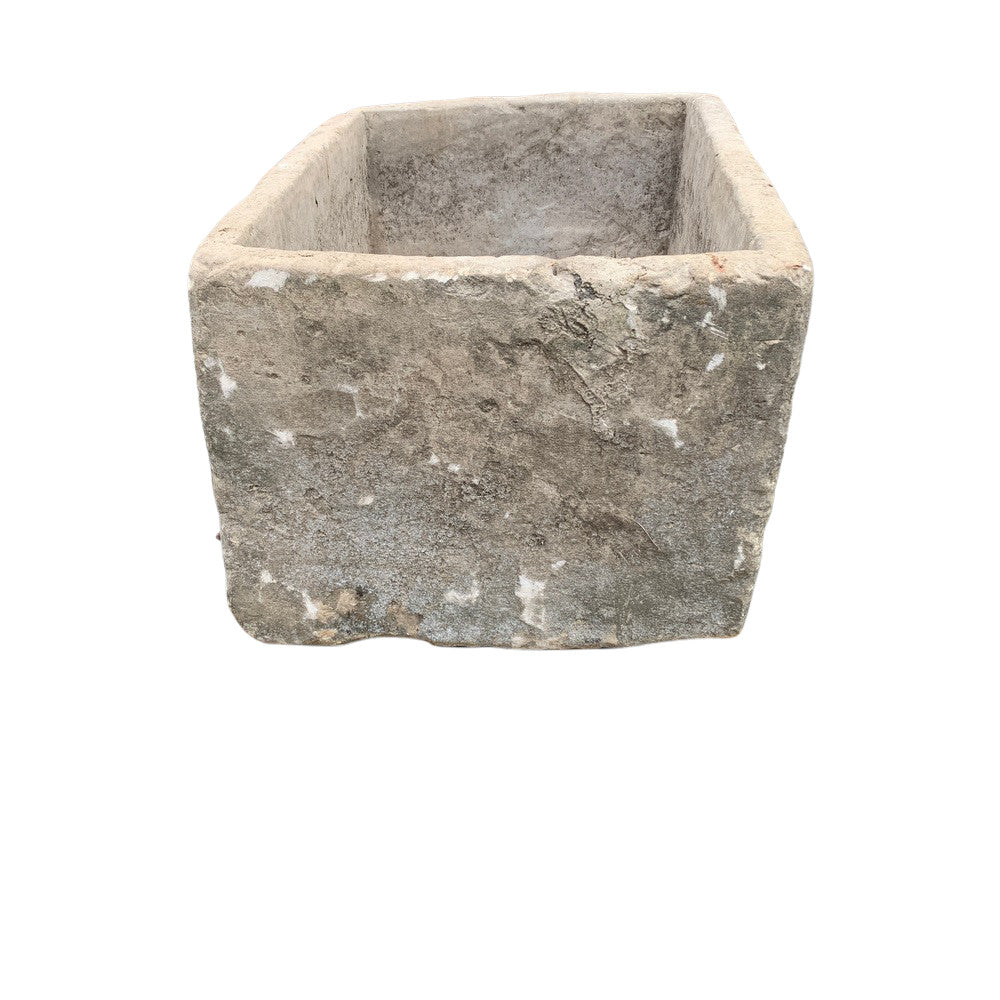 Antique Limestone Planter - Berbere Imports