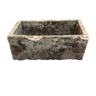 Antique Balinese Rectangular Limestone Planter  - Berbere Imports