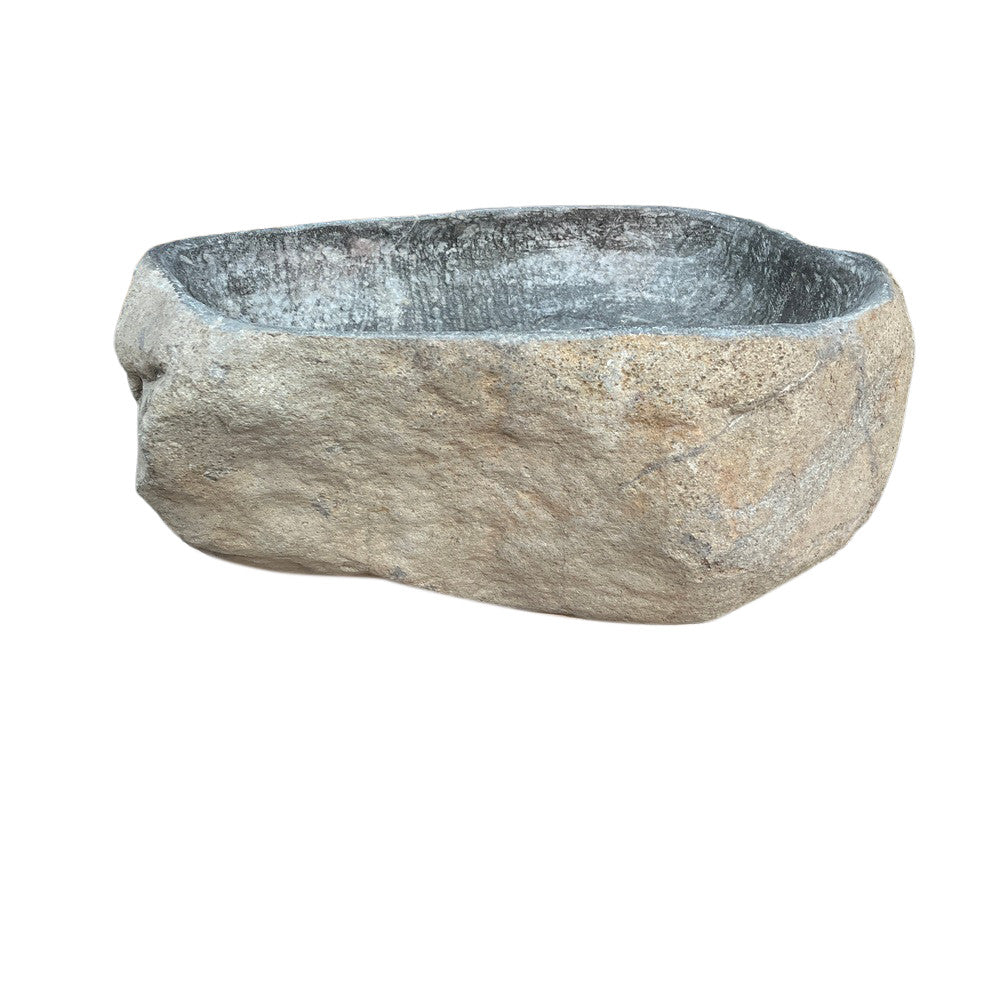 River Rock Planter - Low - Berbere Imports