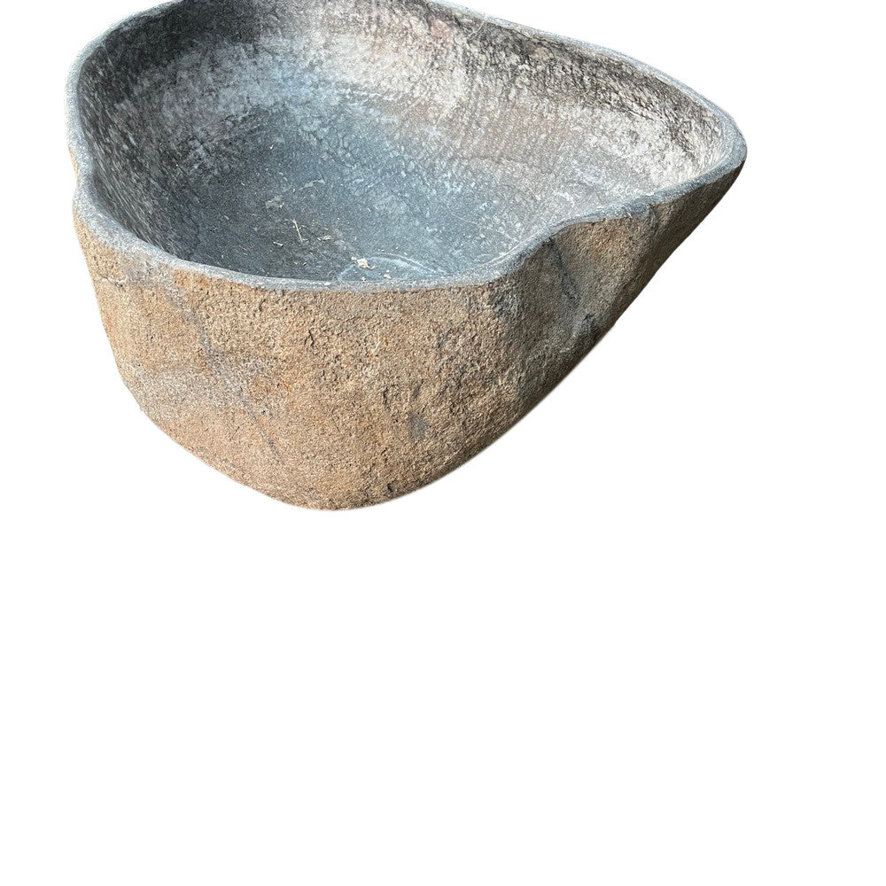 River Rock Planter - Low - Berbere Imports