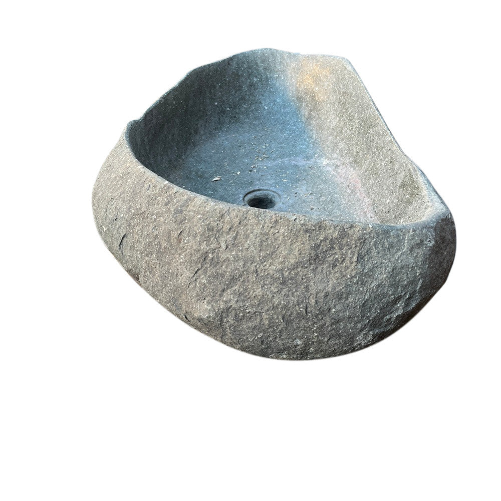 River Rock Planter - Low - Berbere Imports