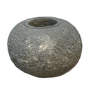 Low Round Natural Stone Planter - Berbere Imports