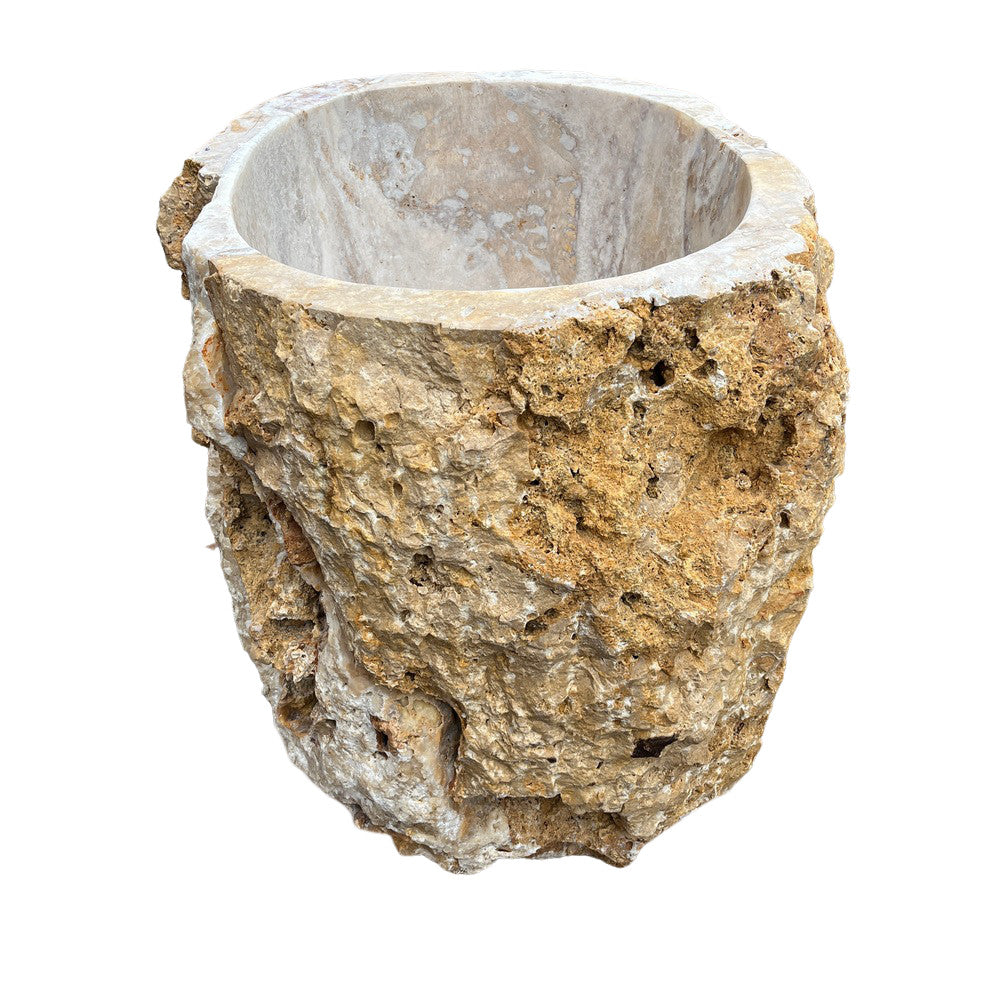 Natural Honey Onyx Planter - Berbere Imports