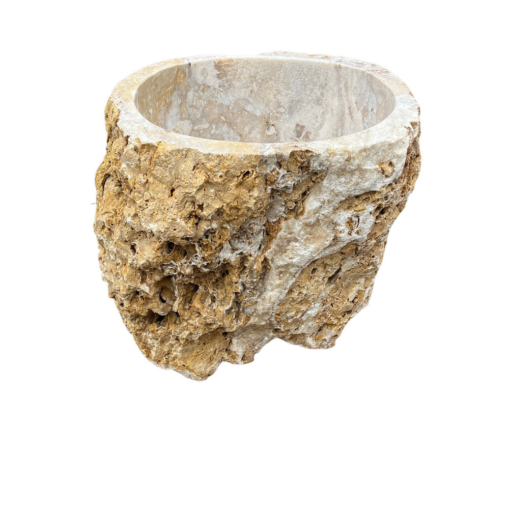 Natural Honey Onyx Planter - Berbere Imports